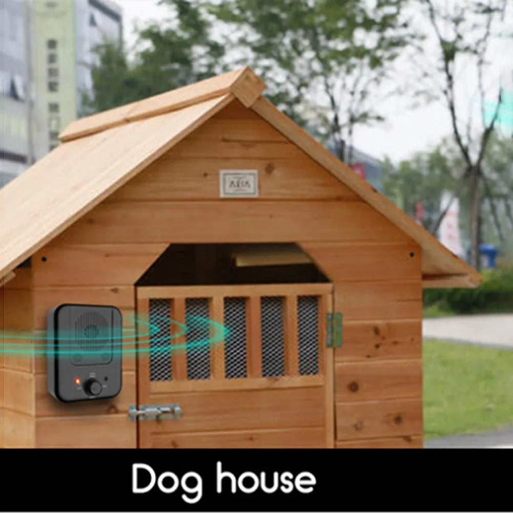 A great addition to any dog house to control constant barking at night. 